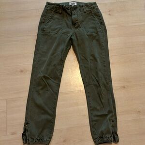 Paige mayslie jogger green good used condition size 26